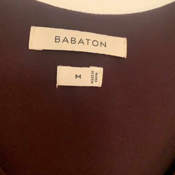 Aritzia Babaton Everly Dark Plum Camisole Size Medium - Picture 3 of 4